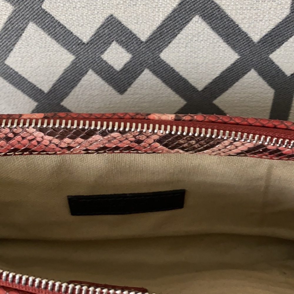 Burberry PYTHON House Check Clutch - Picture 5 of 7